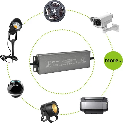 Vista 5 de Controlador de fuente de alimentación LED de 100 W, 100-277 V CA a 12 V CC 8.3 A, convertidor de transformador de salida de bajo voltaje