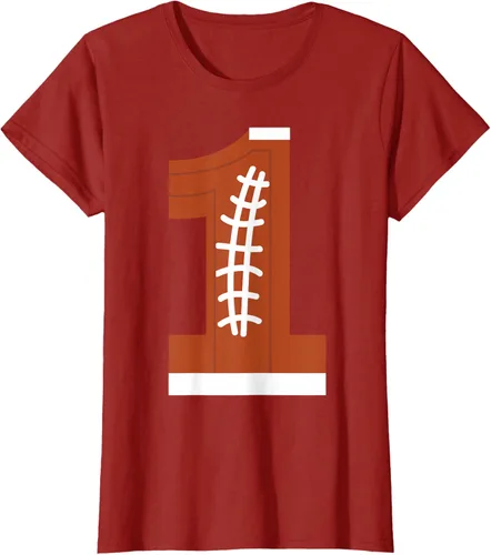 Vista 63 de 1st Birthday Football Ball Boys Camiseta de regalo de 1 año Negro