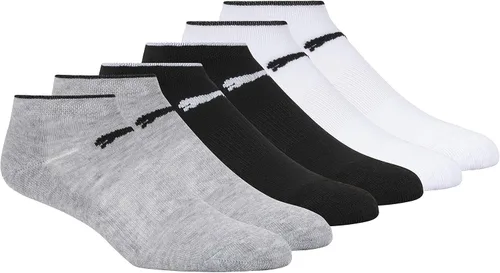 Vista 7 de PUMA Calcetines de corte bajo para mujer (paquete de 6)