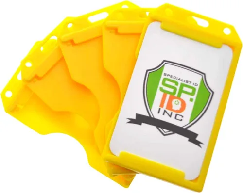 Vista 21 de Tarjetero rígido Specialist ID para múltiples tarjetas, 2 lados, Negro