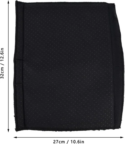 Vista 2 de 1 par de fundas para reposabrazos de silla de ruedas, almohadilla de espuma viscoelástica de piel de oveja extraíble, almohadilla para reposabrazos