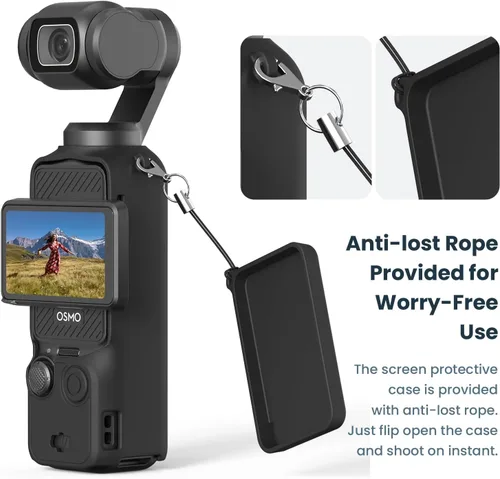Vista 3 de Funda protectora de silicona para DJI Osmo Pocket 3 Accesorios