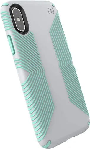 Vista 5 de Speck Productos Funda Presidio V-Grip para iPhone Xs/iPhone X, transparente/negro
