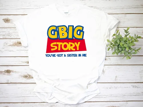 Vista 4 de Big Little GBig GGBig Sorority tanks, sorority tank, Little Big, Greek shirt, Little sister, Big Sister, Big and Little shirts D18