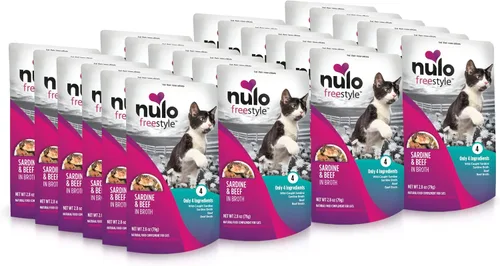 Vista 14 de Nulo Freestyle - Bolsa de comida húmeda para gatos y gatitos, de alta calidad, totalmente natural, sin granos, suave con aminoácidos para la salud