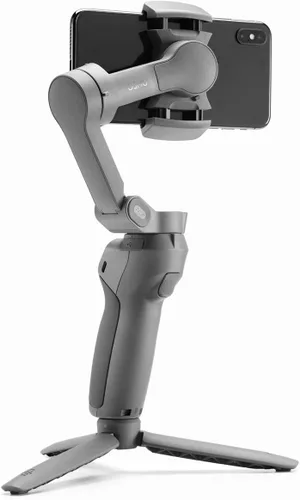 Vista 2 de DJI Osmo Mobile 3 Combo - Estabilizador de mano de 3 ejes para smartphone, cardán para vlog, youtuber, video en vivo para iPhone Android