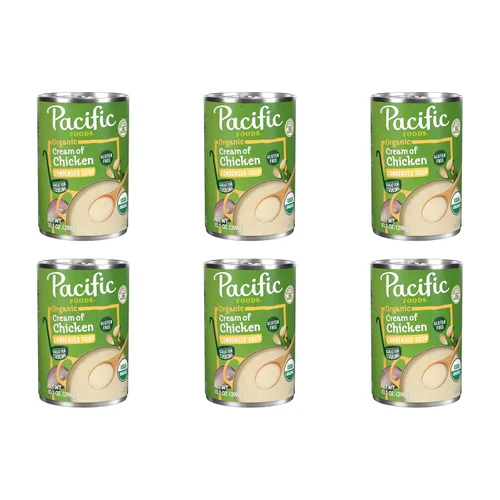 Vista 11 de Pacific Foods Crema orgánica de sopa de pollo, lata de 10.5 oz