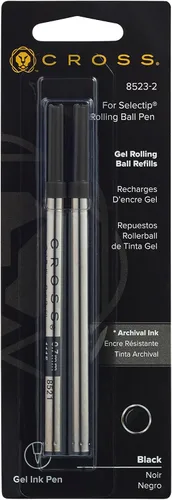 Vista 12 de A.T. Cross-Recambios para bolígrafo de gel Selectip de tinta mediana, Negro
