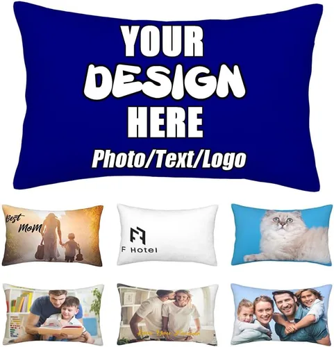 Vista 25 de Funda de almohada decorativa personalizada con foto de pareja, funda de cojín decorativo personalizada, fundas de almohada personalizadas
