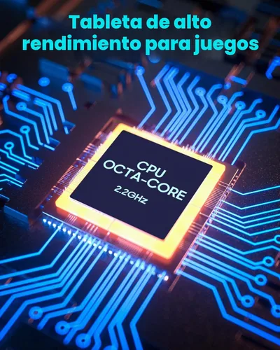 Vista 7 de YQSAVIOR Tablet MTK8768 Octa-CORE 10.1 pulgadas RAM 10 GB (4 GB+6 GB expandir) +64 GB ROM+1 TB PC de computadora expandible con funda/teclado/mouse