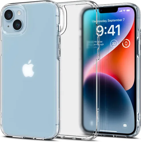 Vista 62 de Spigen Funda para iPhone 12 Mini, ultra híbrida, sin anillo magnético, antiamarilleo, transparente