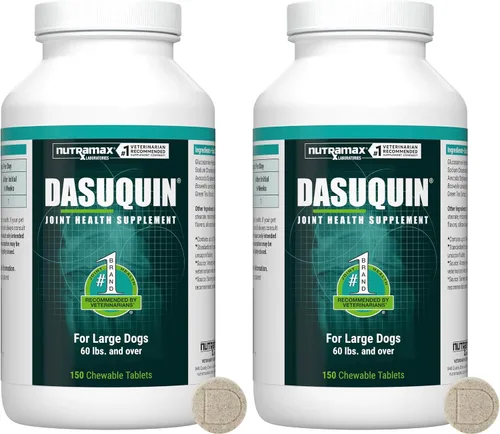 Vista 11 de Nutramax Dasuquin Suplemento para articulaciones para perros grandes, tabletas masticables, 150
