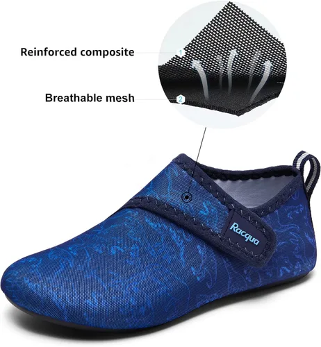 Vista 3 de Racqua Zapatos de natación para niños y niñas zapatos de agua para surfear zapatos acuáticos para deportes acuáticos zapatos de secado rápido