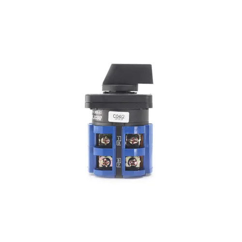 Vista 6 de Interruptor selector de cambio universal, interruptor de transferencia de energía, 2 posiciones 8 terminales, LW26-10 C04/2 380V 10A Motor