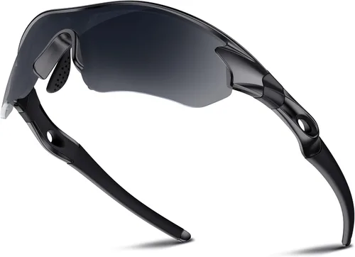Vista 8 de Gafas de sol deportivas polarizadas para hombres y mujeres, jóvenes, béisbol, correr, pesca, tenis, golf, ciclismo, conducción, motor TAC UV400 TR90