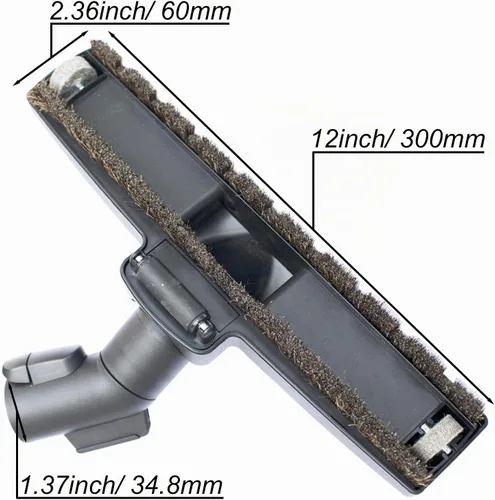Vista 3 de Para Miele, accesorios de cepillo de aspiradora de pelo de caballo con ruedas compatibles con Miele C1, C2, C3 - Accesorios de aspiradora