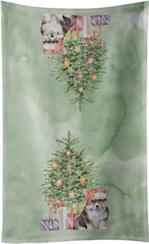 Vista 23 de Caroline's Treasures Toalla de cocina Christmas English Bulldog #2, 15 X 28, multicolor