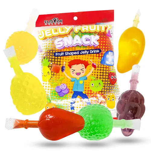 Vista 7 de Fusion Select - Gelatina de frutas para hacer el reto en Tik Tok - Dulces en forma de frutas con sabores surtidos de fresa, naranja, manzana, piña