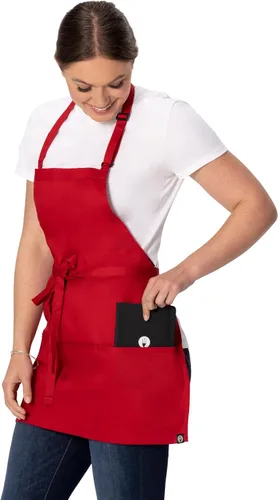 Vista 8 de Chef Works - Delantal unisex de tres bolsillos