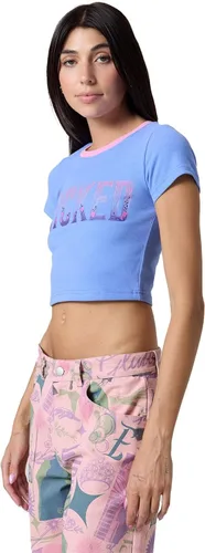 Vista 2 de Samii Ryan Camiseta de bebé con logotipo de Glinda Wicked para mujer
