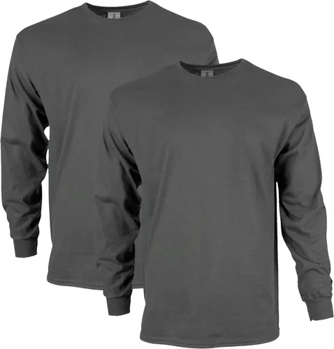 Vista 162 de Gildan - Camiseta de manga larga de algodón ultra estilo G2400 para adultos, paquete múltiple