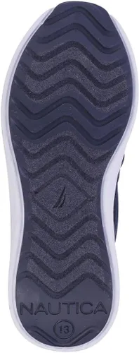 Vista 6 de Nautica Zapatos deportivos con cordones para niños, cómodos zapatos para correr para niños y niñas, niños pequeños y grandes