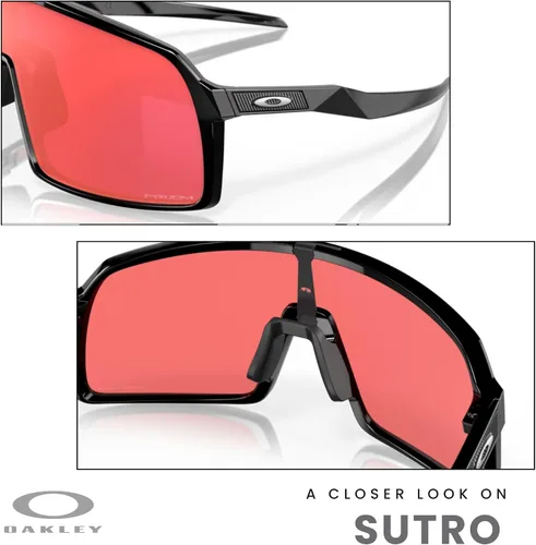 Vista 82 de Oakley Sutro OO9406 / OO9462 - Lentes de sol para hombre, kit de correa de accesorios, bolsa de microfibra