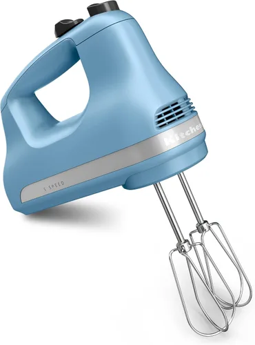 Vista 2 de KitchenAid® Batidora de mano Ultra PowerTM de 5 velocidades y batidora de mano con cable de velocidad variable - Blue Velvet
