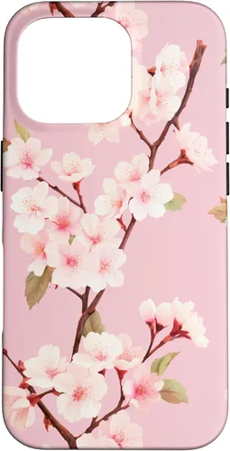 Vista 20 de Japanese Cherry Blossom Floral Flower Pattern Pastel Pink Case for iPhone 17