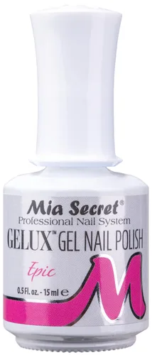 Vista 17 de Mia Secret Gelux Esmalte de Uñas en Gel Removible con Remojo - Negro - Curado con Lámpara de Uñas - Esmalte de Uñas en Gel de Larga Duración