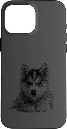 Vista 19 de Chic Husky Puppy for Dog Mom and Paw Parents Case for iPhone 16