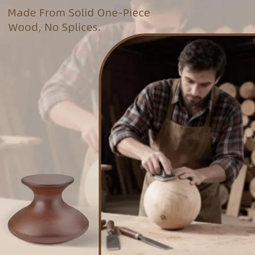 Vista 4 de TAKEGO Pequeña lámpara de mesa con base de madera, lámpara con pantalla de ratán mini para mesita de noche, lámpara de estilo granja vintage, mini