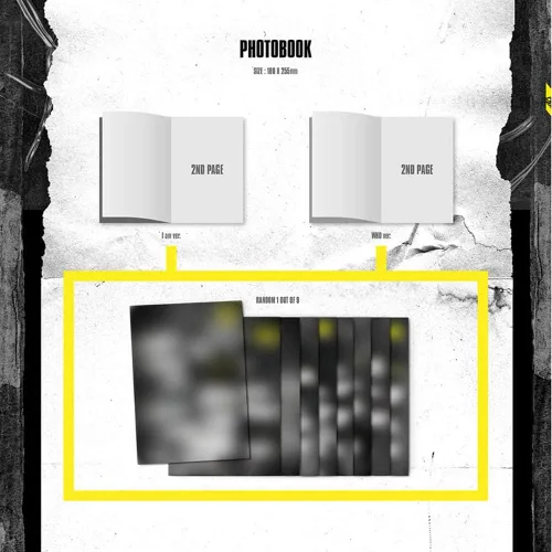 Vista 2 de Stray Kids I am Who (Versión Soy Yo) 2º Mini Álbum CD+Libro de Fotos+3 Tarjetas Fotográficas QR+Póster de Letras+Regalo