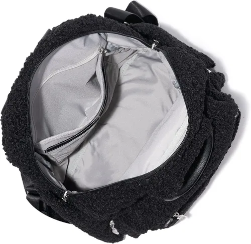Vista 32 de Baggallini Mochila todo el día para mujer con pulsera de teléfono RFID, Negro, talla única