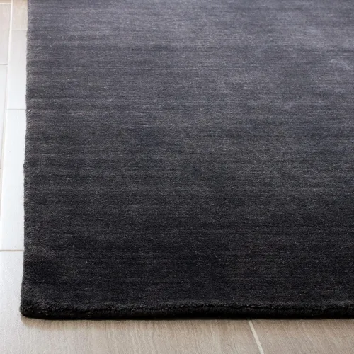 Vista 3 de SAFAVIEH Colección Himalaya Alfombra Decorativa - 2'3" x 4', Negro, Lana Hecha a Mano, Ideal para Áreas de Alto Tráfico en Entrada, Sala de Estar