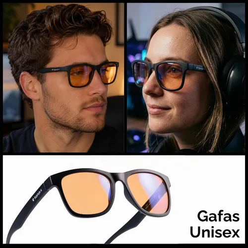 Vista 6 de Horus X - Gaming Glasses Men Women Anti Blue Light Glasses Ámbar