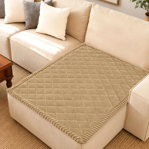 Vista 38 de Smiry Couch Cover for Dogs, Non Slip Washable Pet Sofa Protector for Large Dogs, Cats, Fuzzy Plush Sofa Covers Backrest & Armrest, Against Fur, Dirt