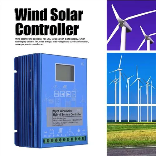 Vista 5 de Controlador de carga MPPT de viento solar, 4000 W, 12 V, 24 V, 48 V, 220 V, controlador de carga híbrido solar, con regulador automático para uso