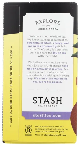 Vista 4 de Asian Pear Harmony GreenTea Stash Tea 18 Bolsa