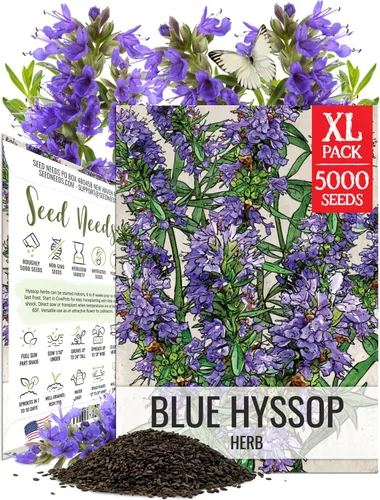 Vista 11 de Seed Needs Semillas de albahaca para plantar hierbas de albahaca tailandesa, reliquia sin OMG y sin tratar, cultiva un jardín de hierbas culinarias