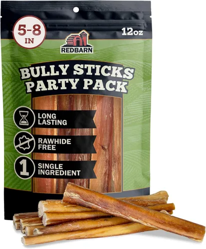 Vista 17 de Redbarn Pet Products All Natural Bully Sticks de 5 a 8 pulgadas para perros pequeños y grandes – Paquete variado de masticables saludables de larga