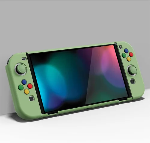 Vista 3 de PlayVital AlterGrips - Funda protectora delgada para Nintendo Switch OLED, funda de agarre ergonómica para Joycon, carcasa rígida acoplable