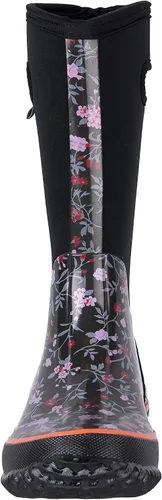Vista 2 de WTW - Botas de lluvia que llegan a media pantorrilla para mujer, impermeables, aisladas, de neopreno, botas para cacería, botas de jardín, botas