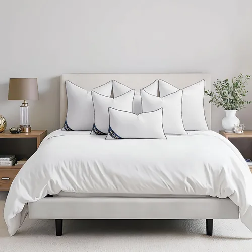 Vista 4 de MIULEE - Inserto de almohada de 14 x 36 pulgadas, almohada decorativa lumbar rellena de alternativa a plumón, inserto de relleno de almohada premium