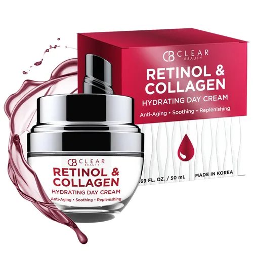 Vista 11 de Clear Beauty Hidratante facial diario de oro de 24 quilates y colágeno, probado por dermatólogos, reduce las líneas finas, antienvejecimiento