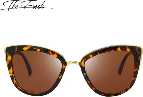 Vista 2 de The Fresh Lentes de sol polarizados estilo retro estilo ojo de gato FR17264P