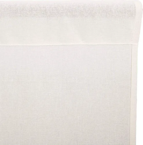 Vista 7 de VHC Brands Juego de 2 cortinas blancas antiguas con flecos, de algodón, para sala de estar o dormitorio, 63 x 36 pulgadas Anitque Blanco