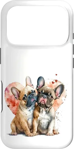 Vista 30 de Carcasa para iPhone 17, diseño de perro francés, diseño de bulldog francés