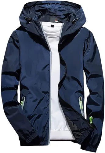 Vista 9 de Chaqueta bomber para hombre, cálida e impermeable con capucha, abrigo de invierno resistente al viento, talla M-7XL