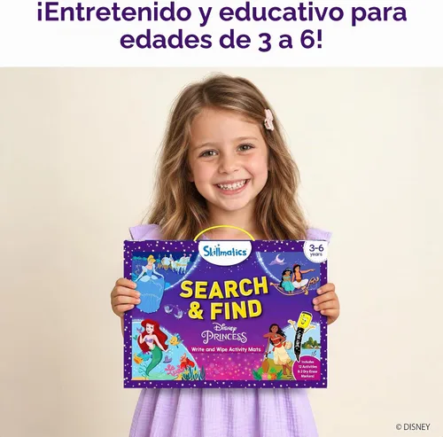 Vista 6 de Skillmatics Juguete preescolar de búsqueda y búsqueda - Princesa de Disney